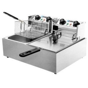 12L Stainless Steel Double Electric Deep Fryer
