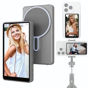 Magnetic phone vlog selfie monitor screen