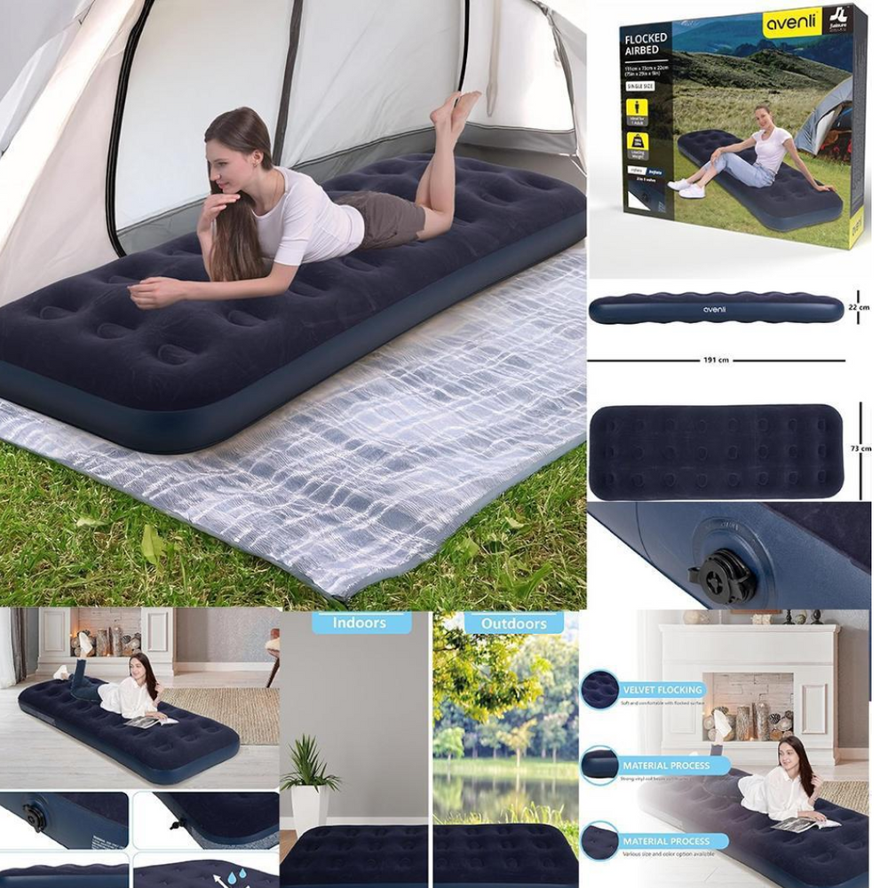 Avenli Flocked Airbed