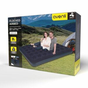 avenli flocked air bed