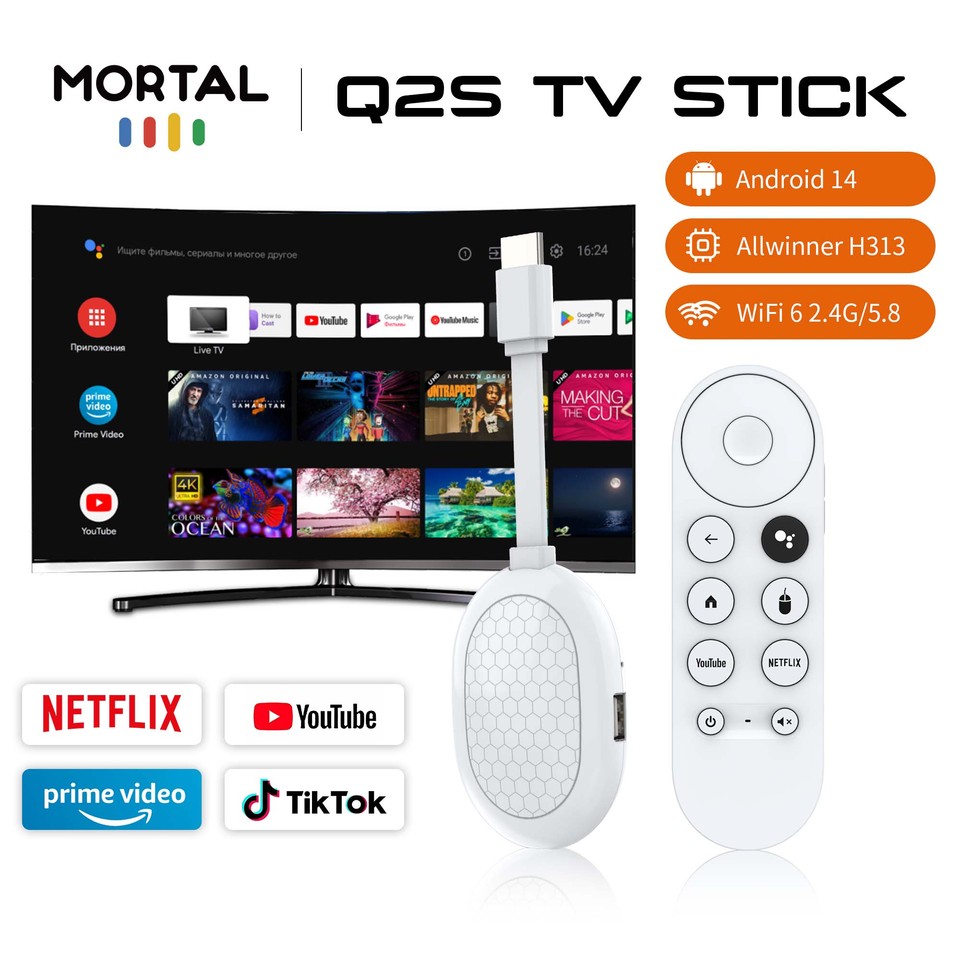 MORTAL Q2 Ultra BT5.X TV stick