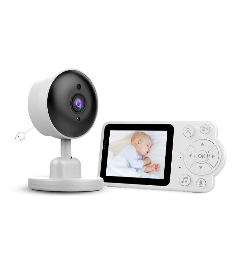 baby monitor with a 2.8-inch colorful display